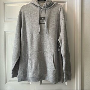 NWT Disney Parks Walt DisneyWorld Embroidered Gray Hoodie Pullover Sweatshirt
